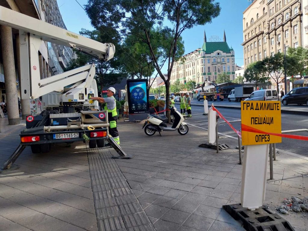 Velika rekonstrukcija u jezgru Beograda